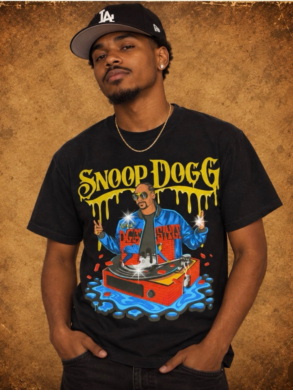 Snoop Dogg Graphic Tee - Black